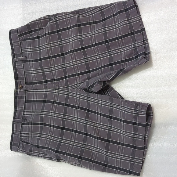 Other - Men's Faded Glory Gray with Black and White Striped Shorts Size 38